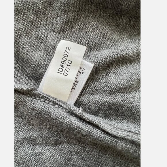 Express Gray Open Drape Front Cardigan Lightweight Medium Waterfall - Picture 5 of 6